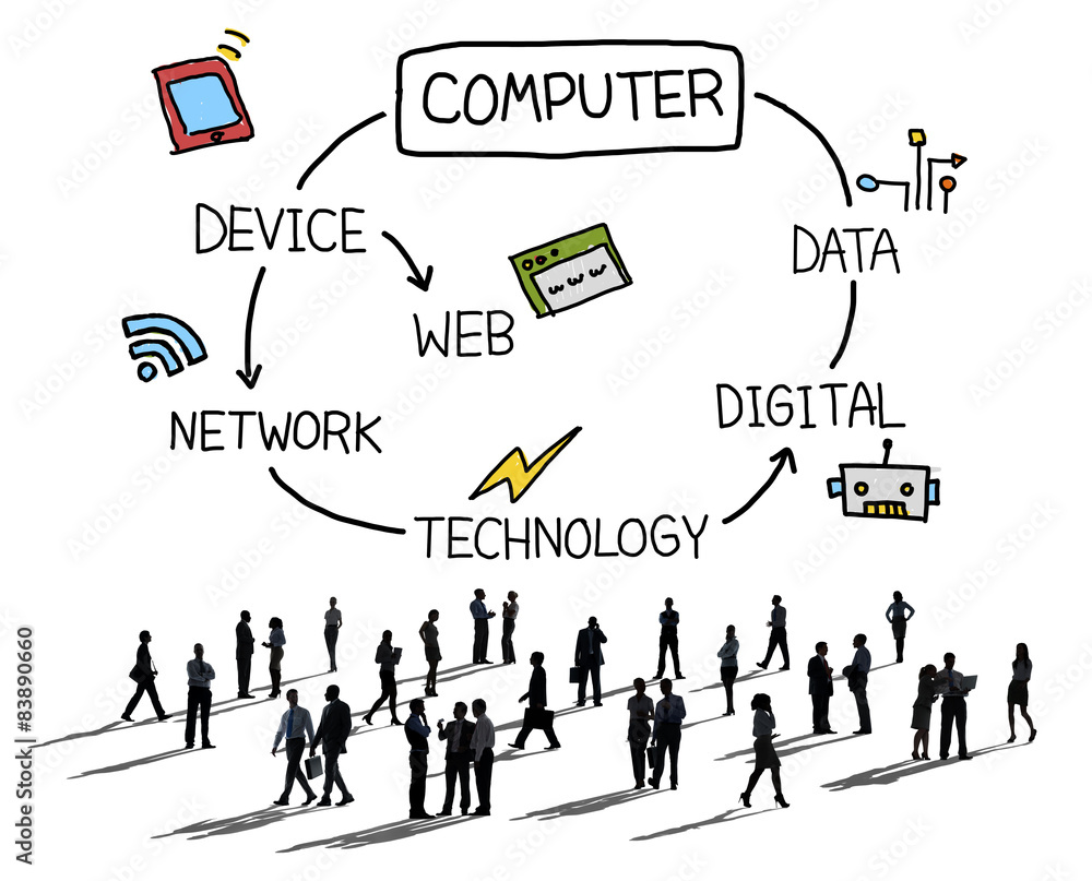 Computer Global Communications Connection Networking Concept