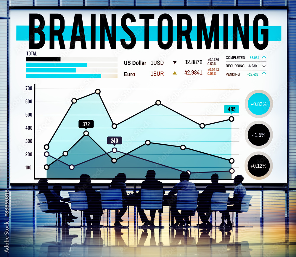头脑风暴会议规划计划业务概念