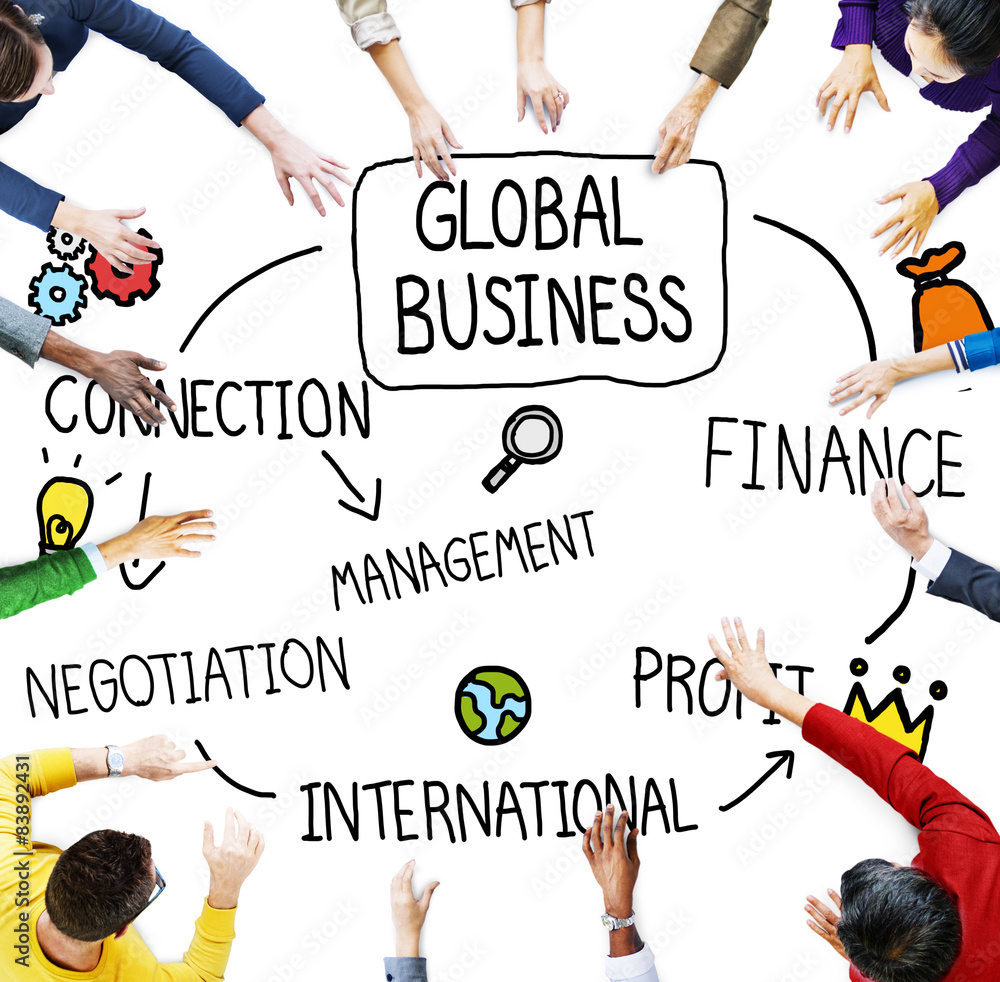 Global Business International Management Corporate Concept