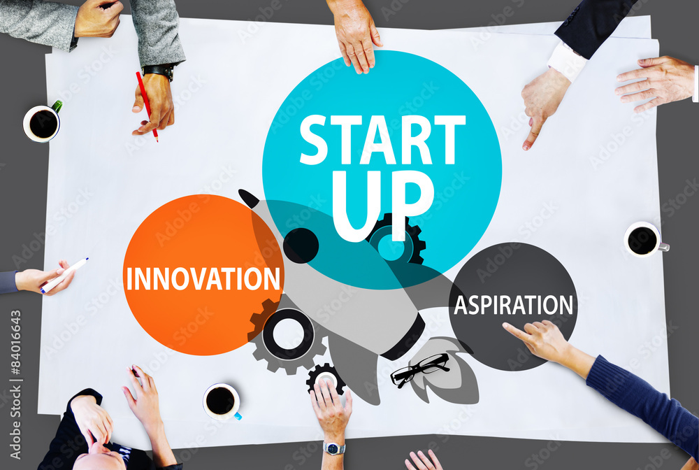 Startup Business Plan Innovation Aspiration  Concept