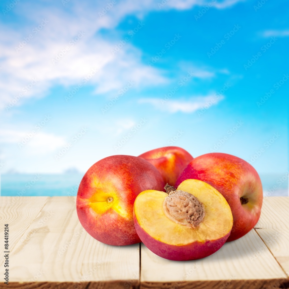 Peach, Nectarine, Fruit.