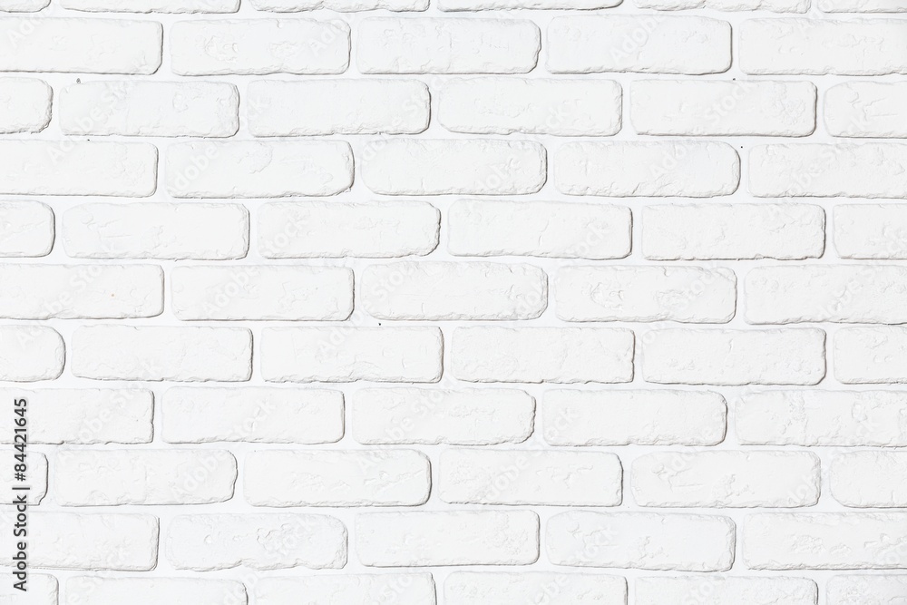 Wall, brick, white.