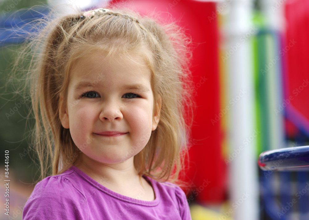  girl on the playground