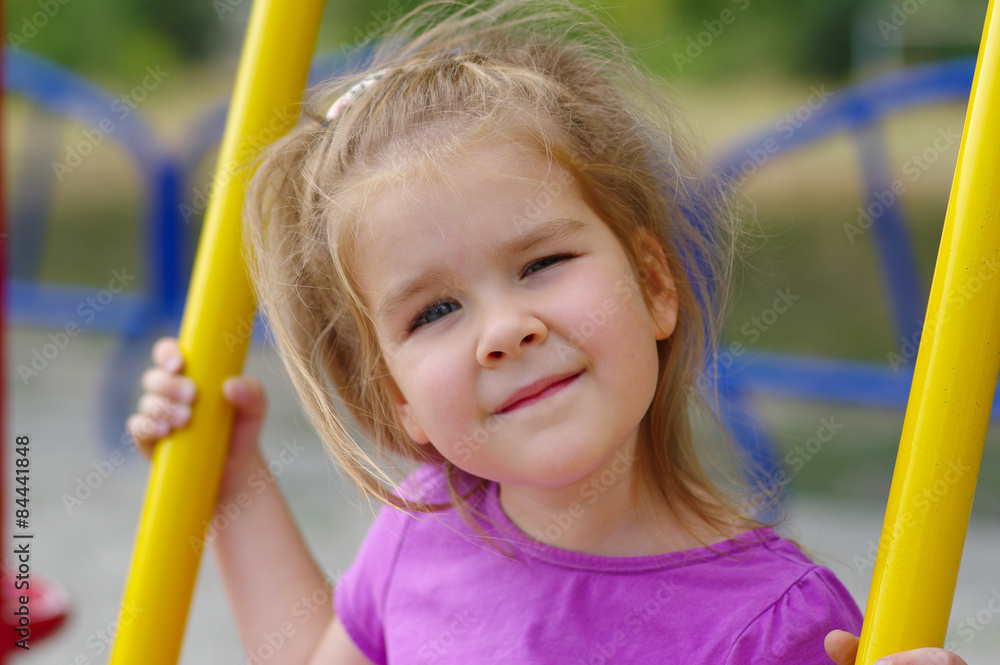  girl on the playground