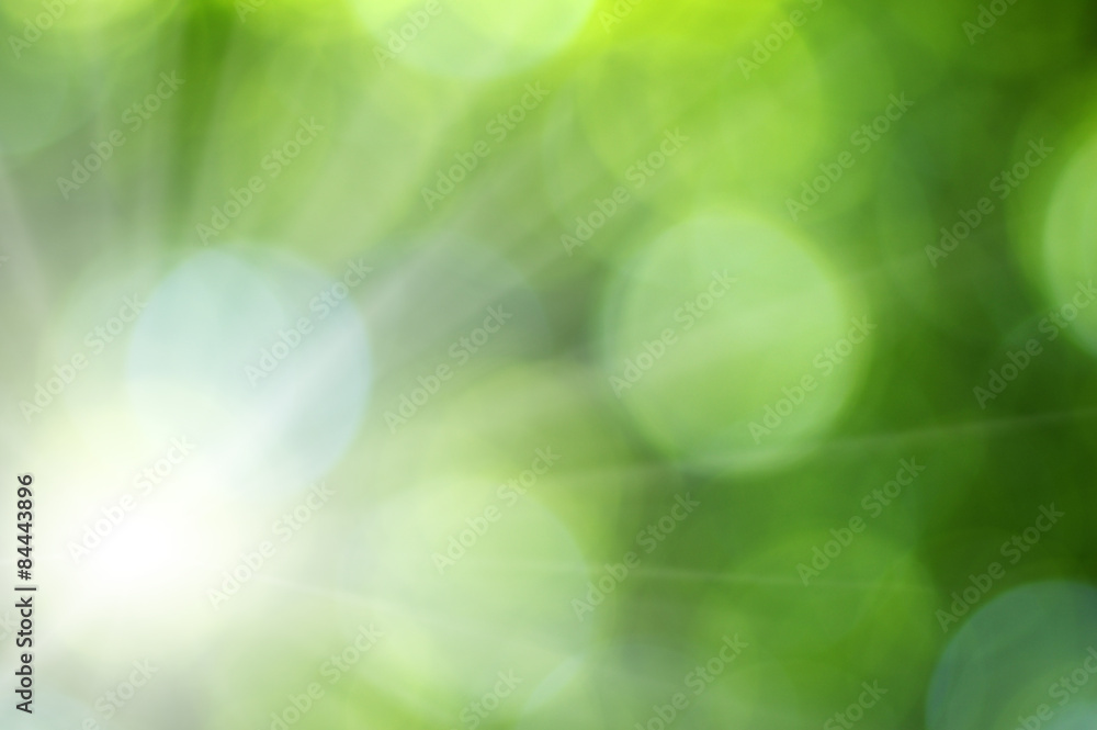 Green blurred background