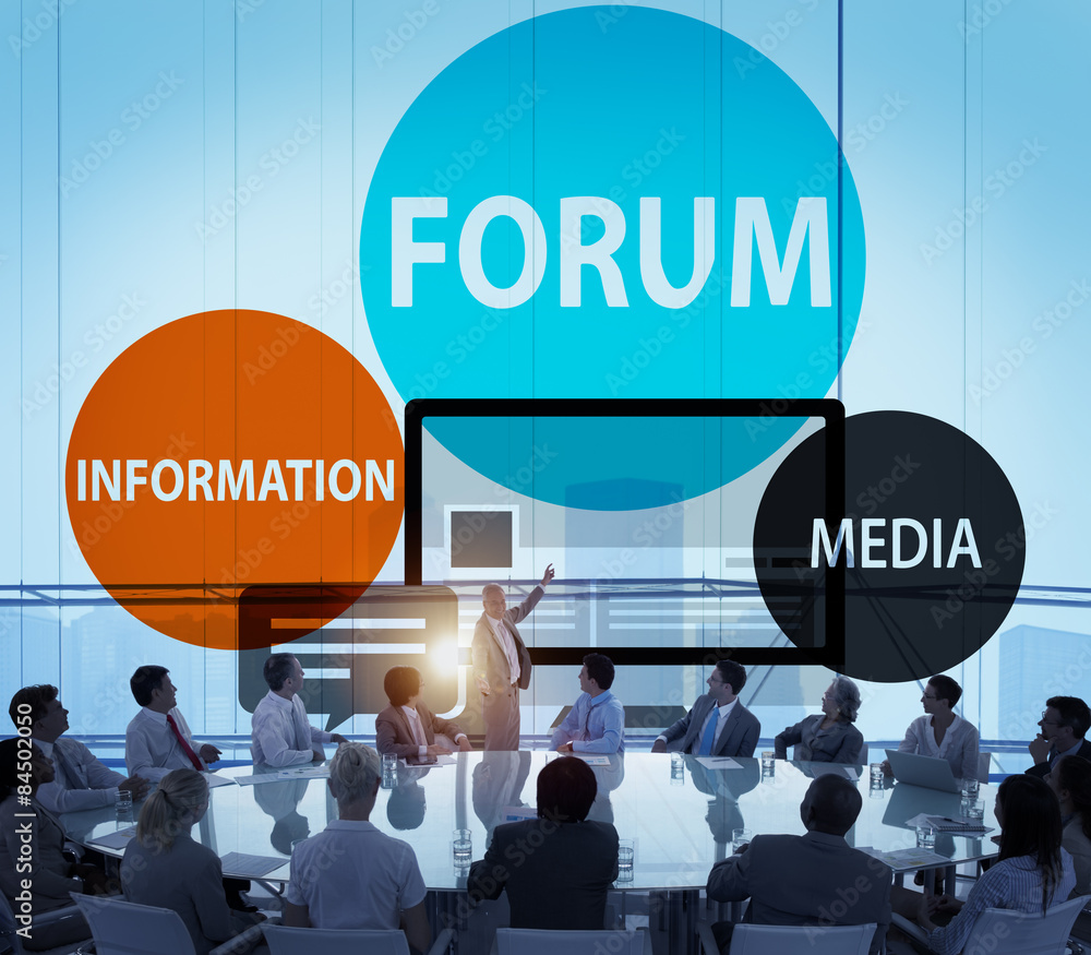 Forum Global Communication Connection Topic Concept