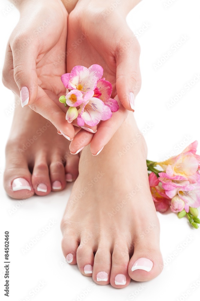 Human Foot, Pedicure, Manicure.