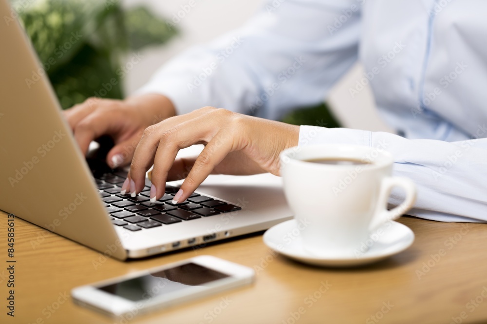 Computer, Human Hand, Laptop.