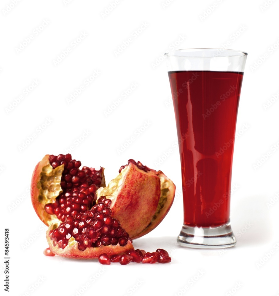 Pomegranate, White, Fruit.