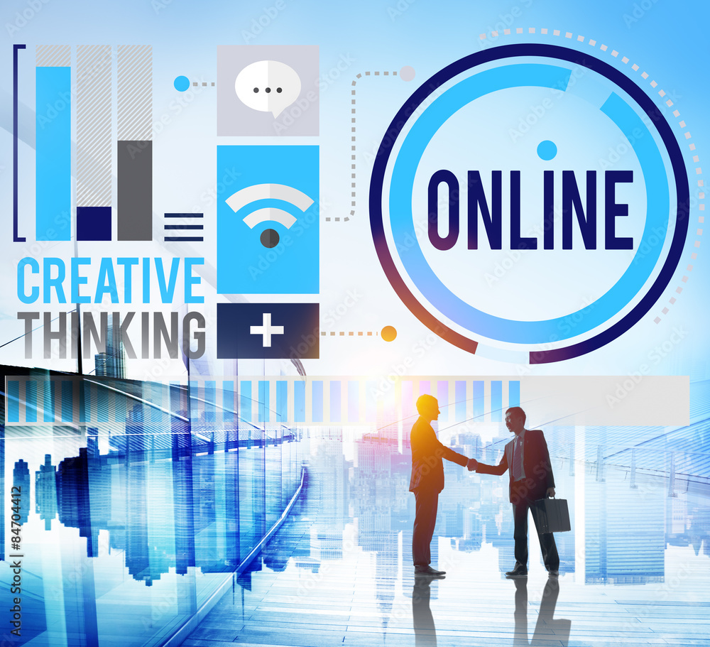 Online Communication Internet Networking Concept