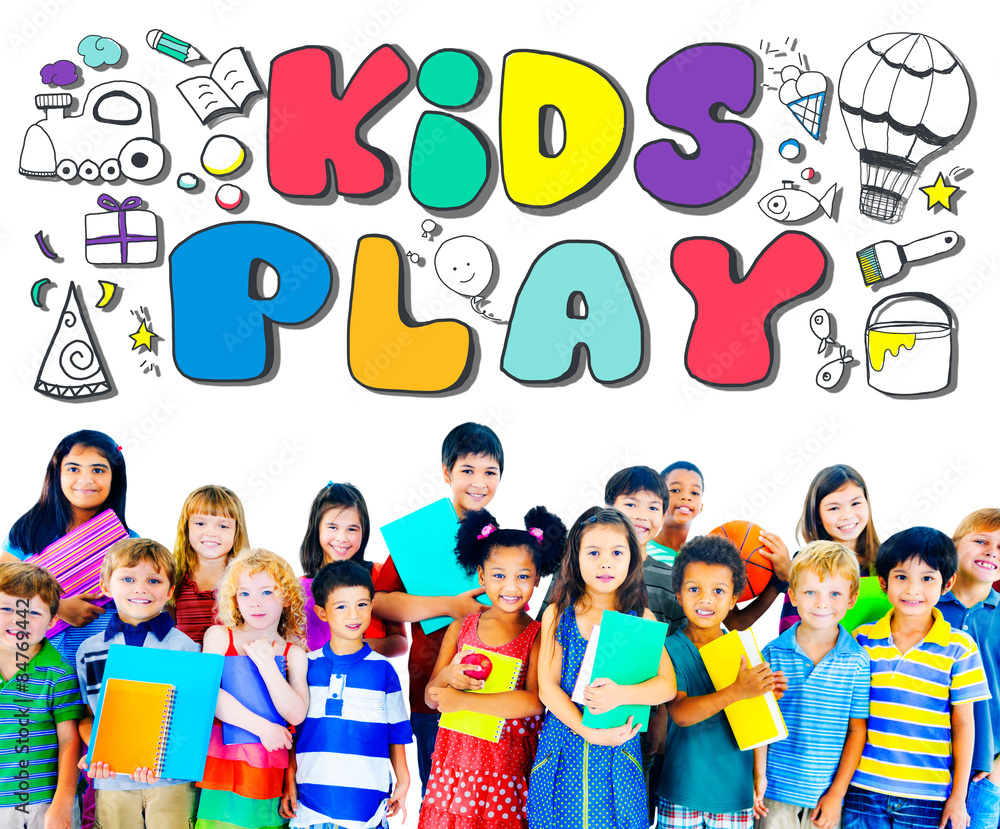 Kids Play Imagination Hobbies Leisure Games Concept