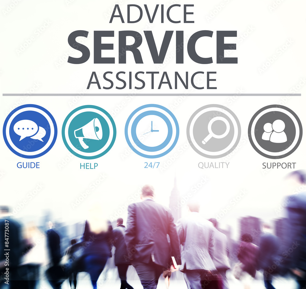 Advice Service Assistance Customer Care Support Concept