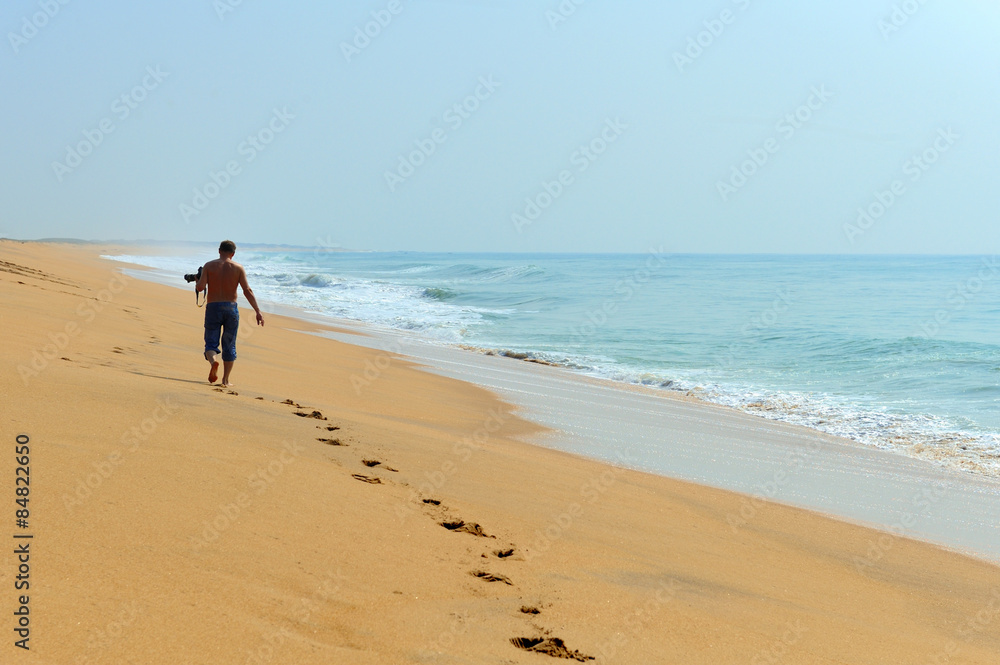 Photographer on the beach