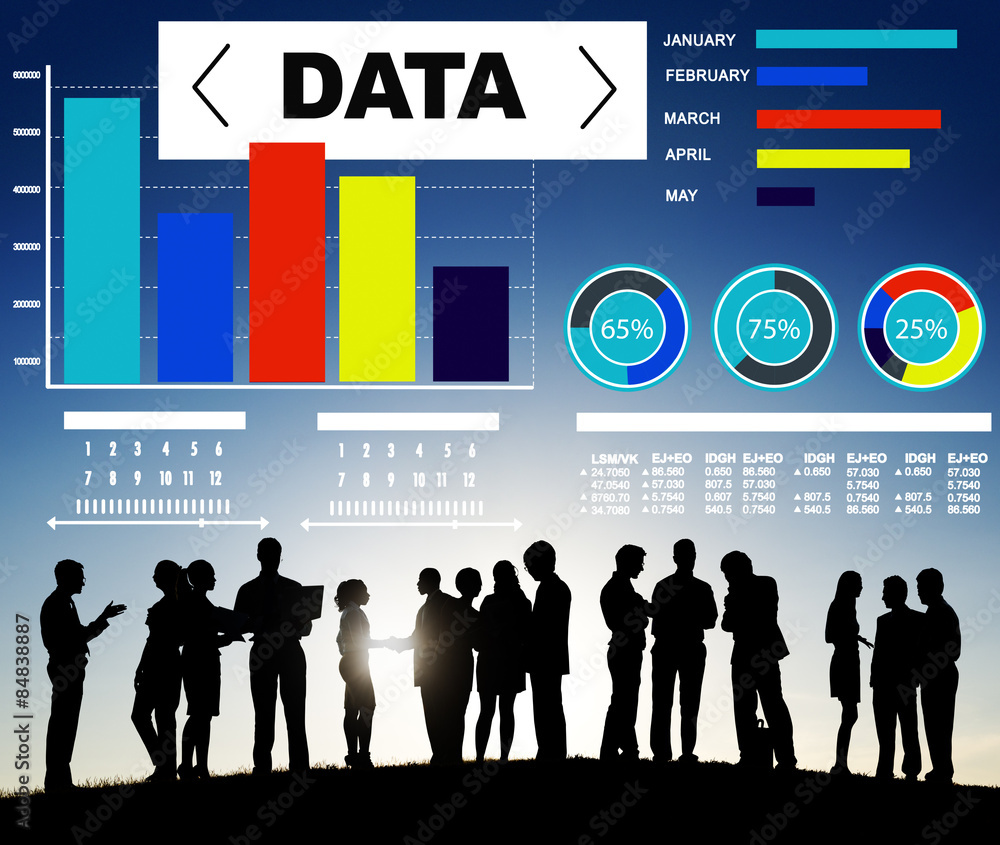 Data Analytics Chart Performance Pattern Statistics Information