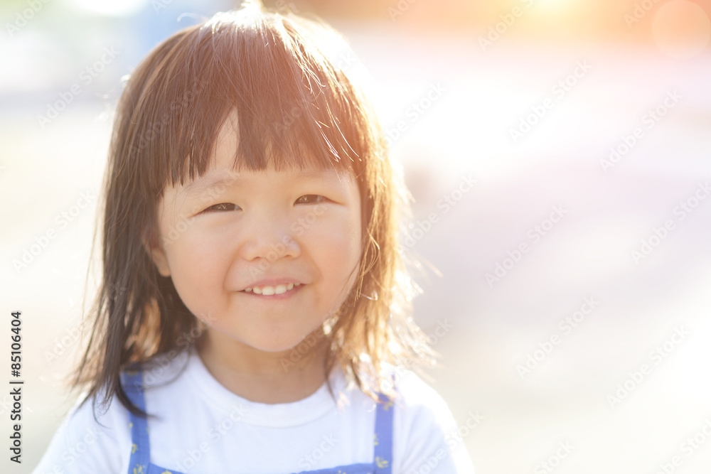 Happy Cute little girl