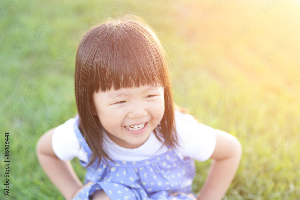 Happy Cute little girl