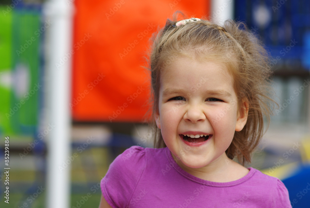  girl on the playground