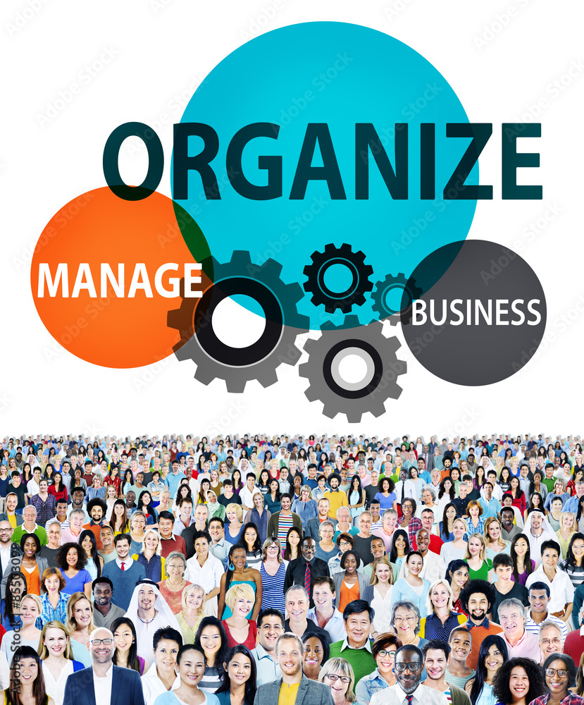 Organize Manage Business Collaboration Community Concept