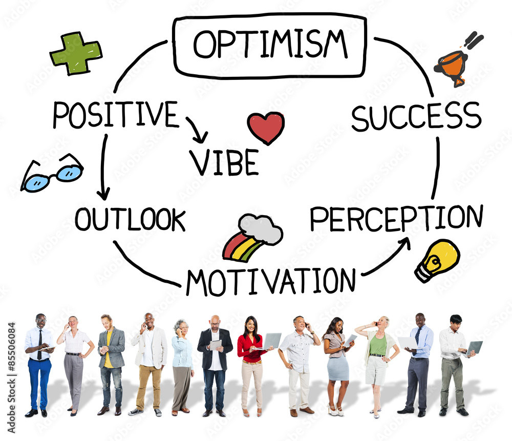 Optimism Positive Outlook Vibe Perception Vision Concept