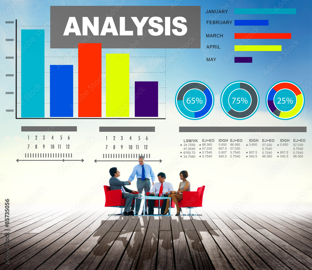 Analysis Analytics Bar graph Chart Data Information Concept