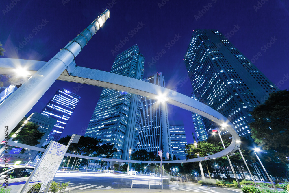 新宿高層ビルの夜景