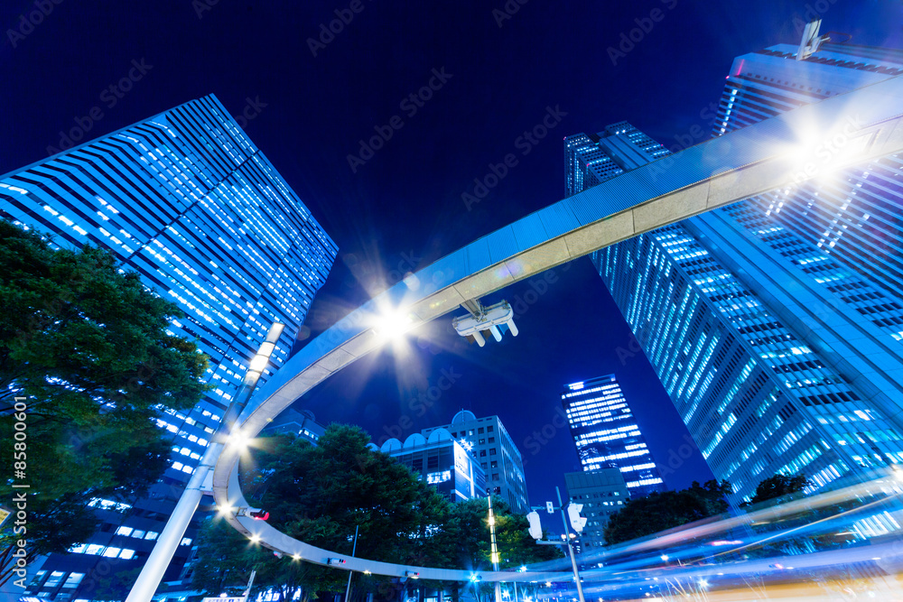 新宿高層ビルの夜景