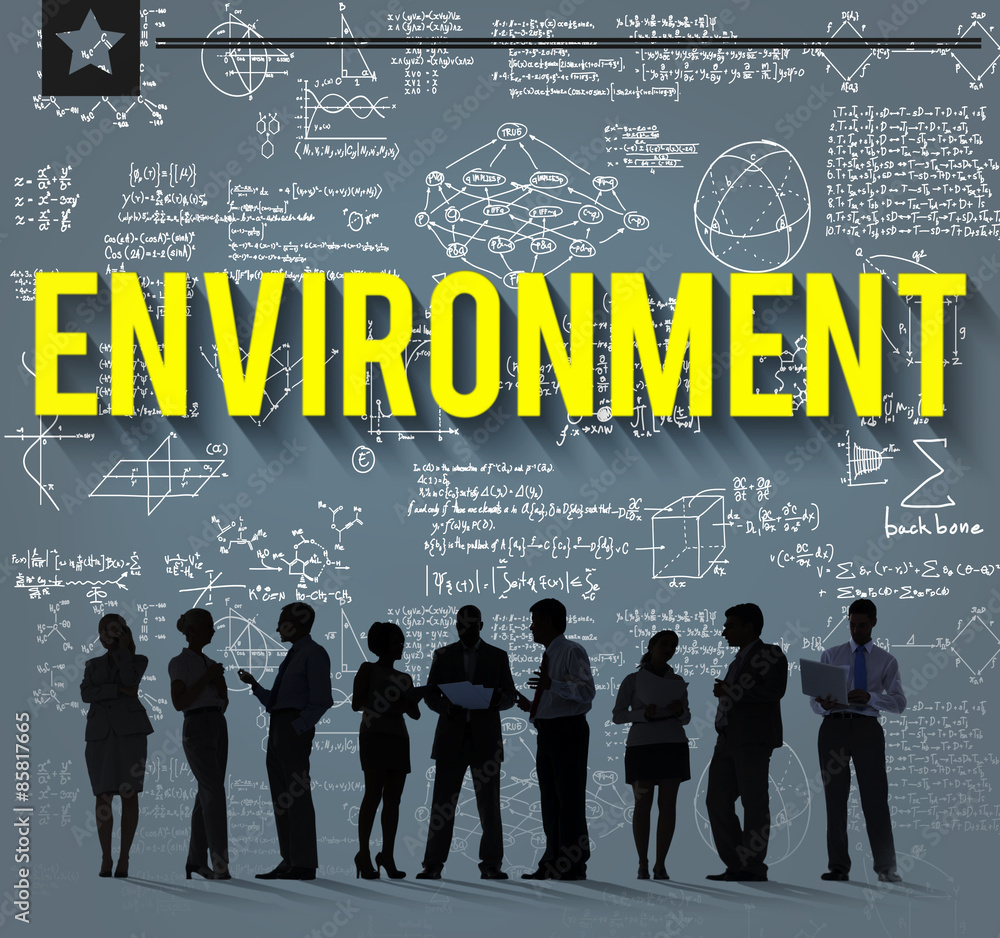 Global Green Business Environmental Conservation Concept