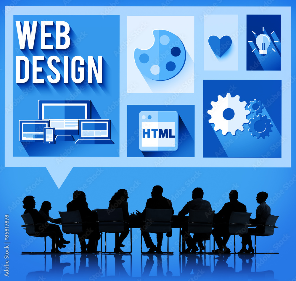 Web Design Layout Homepage Idea Design Software Concept