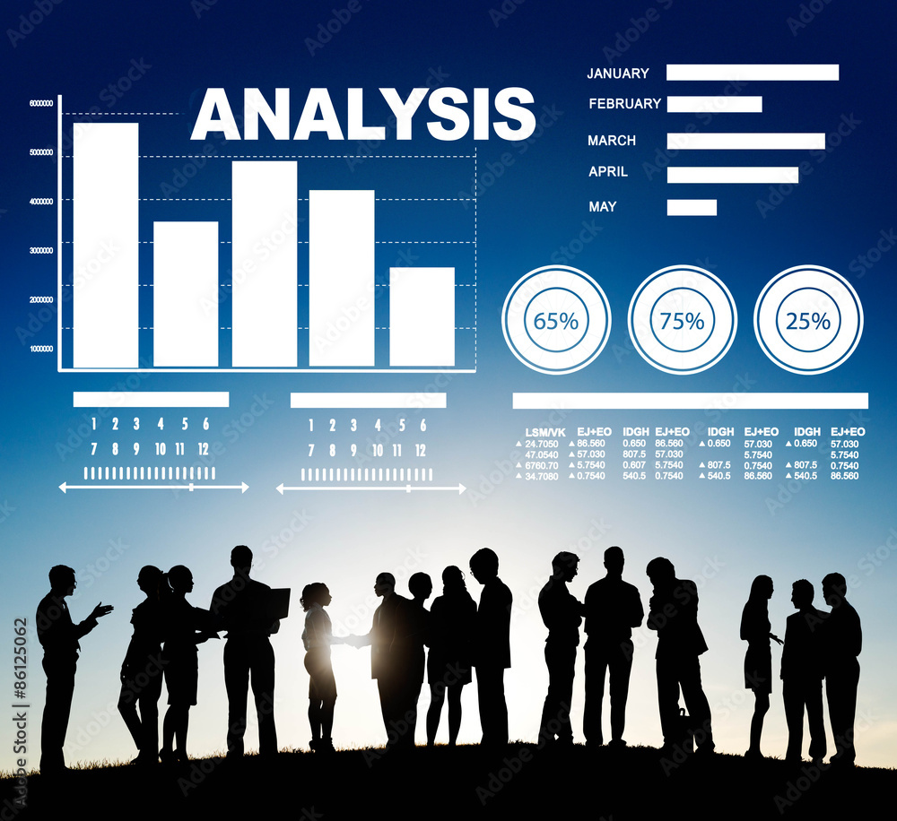 分析分析条形图数据信息概念