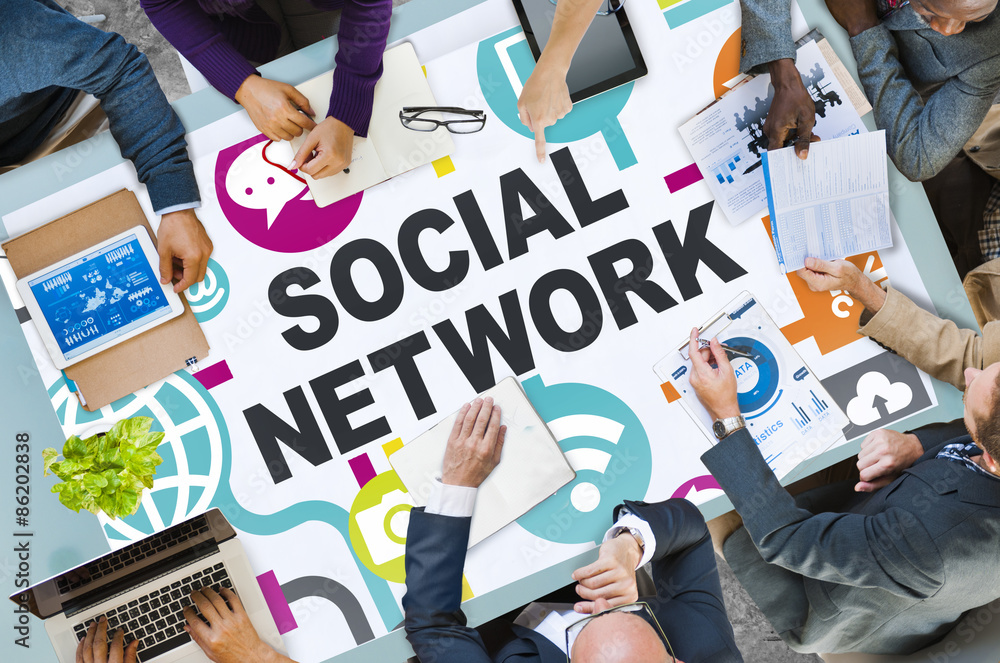 Social Network Internet Online Society Connecting Social Media C