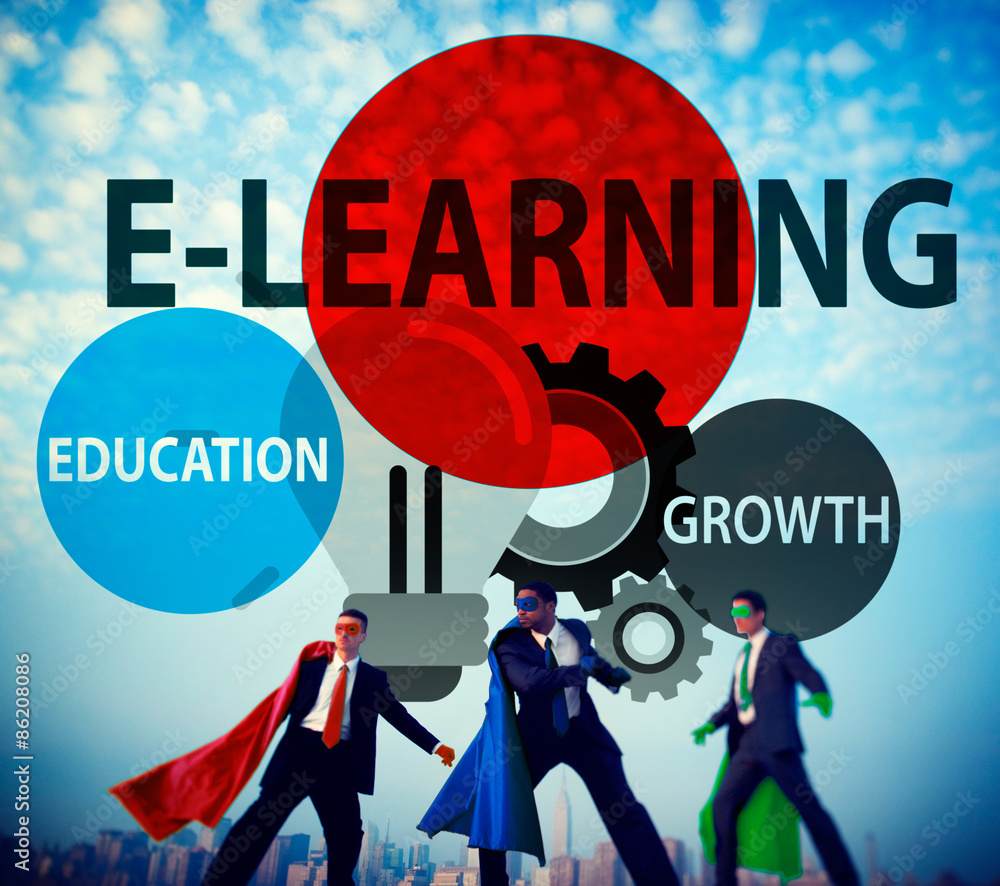 E-learning Education Growth Knowledge Information Concept