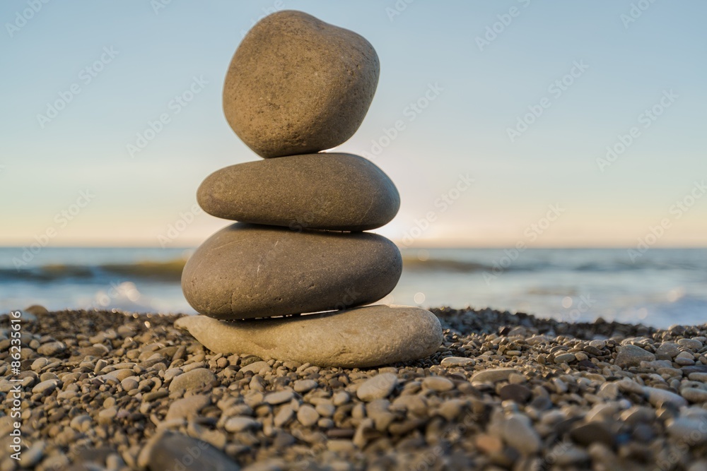 Stone, Zen-like, Balance.