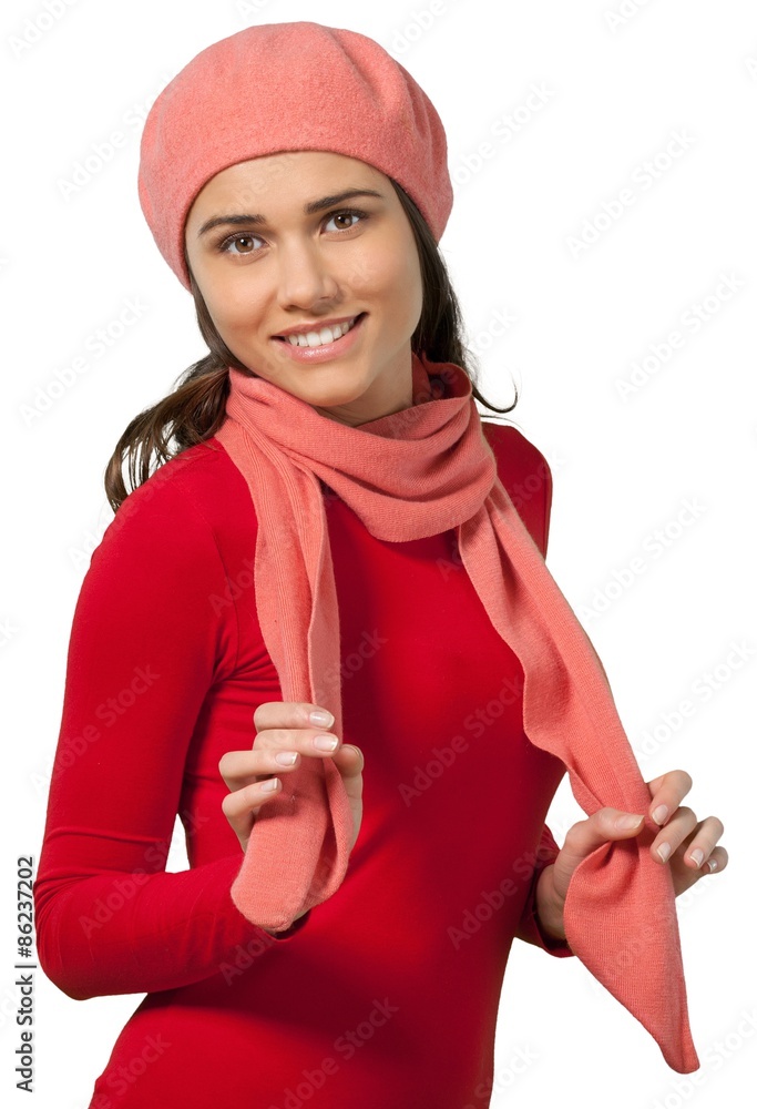 Winter, Women, Scarf.