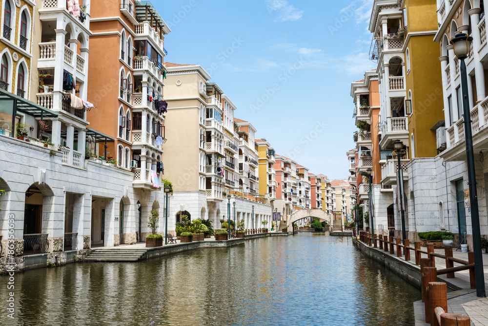 Hangzhou, China - on April 26, 2015:Hangzhou Shuicheng building  scenery ，  Hangzhou Shuicheng  is a