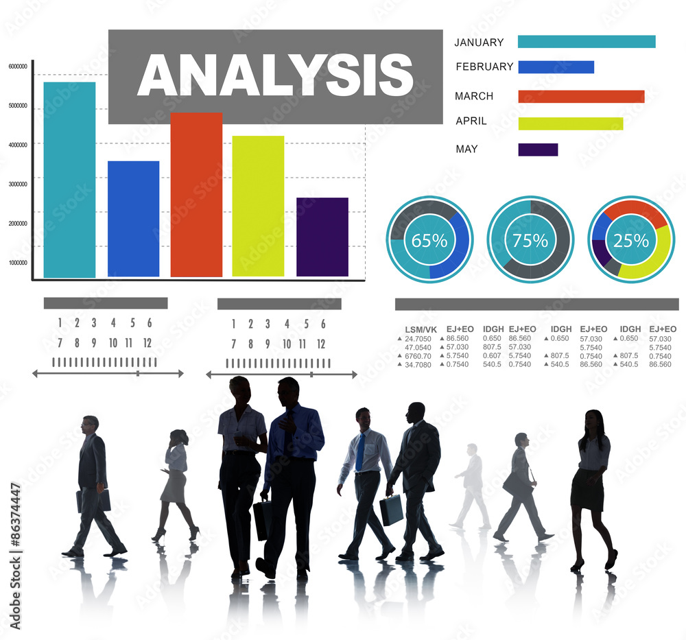 分析分析信息条形图数据统计概念