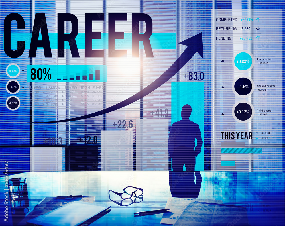 Career Employment Data Analysis Recruitment Concept