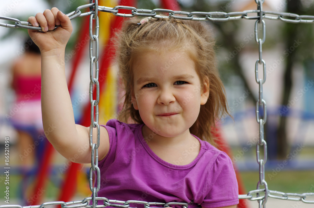  girl on the playground