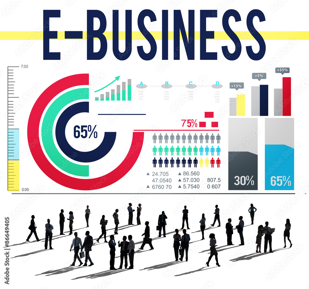 电子商务互联网全球通信商务概念