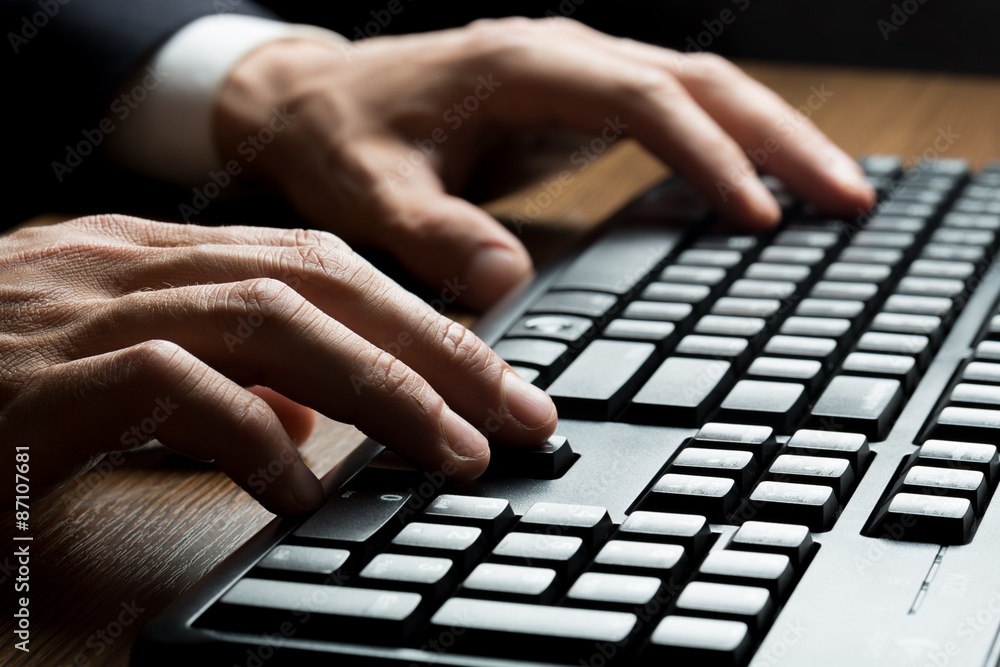 Computer Keyboard, Using Computer, Computer.