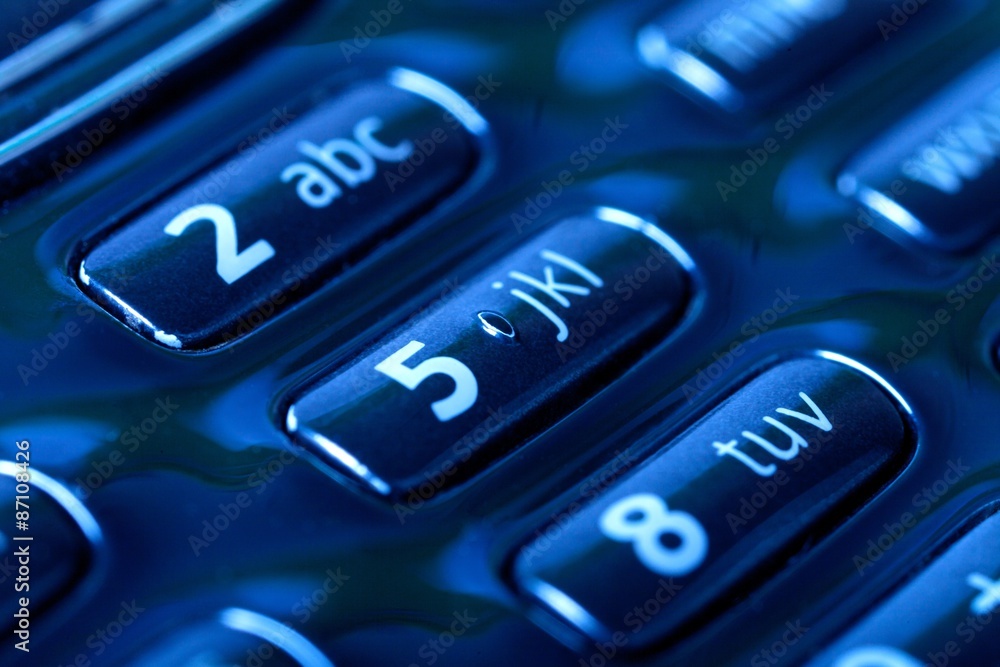 Telephone, Telecommunications Equipment, Keypad.