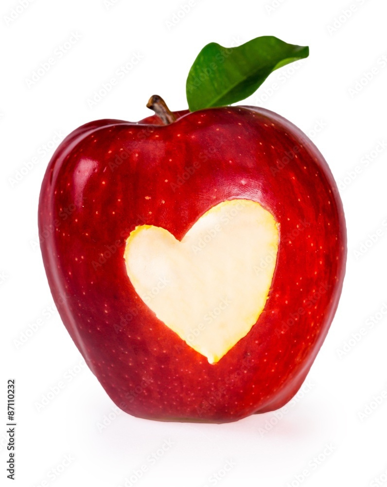 Heart Shape, Healthy Lifestyle, Apple.