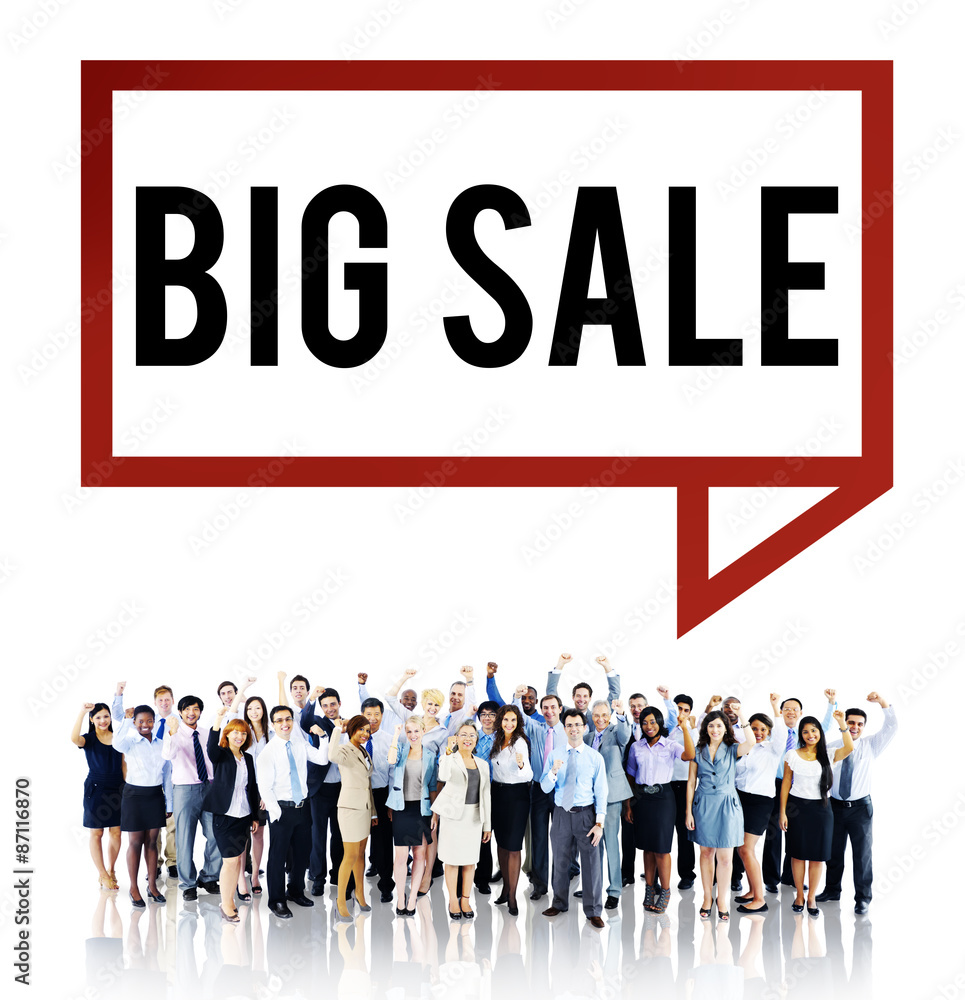 Big Sale Bonus Buying Cheap Discount Promotion Concept