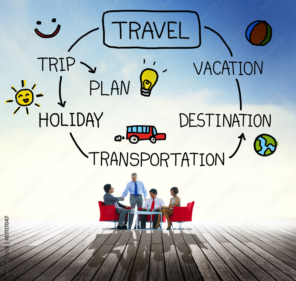 Travel Destination Holiday Vacation Journey Concept