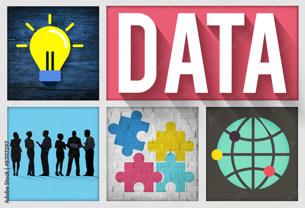 Data Storage Information Networking Connection Concept