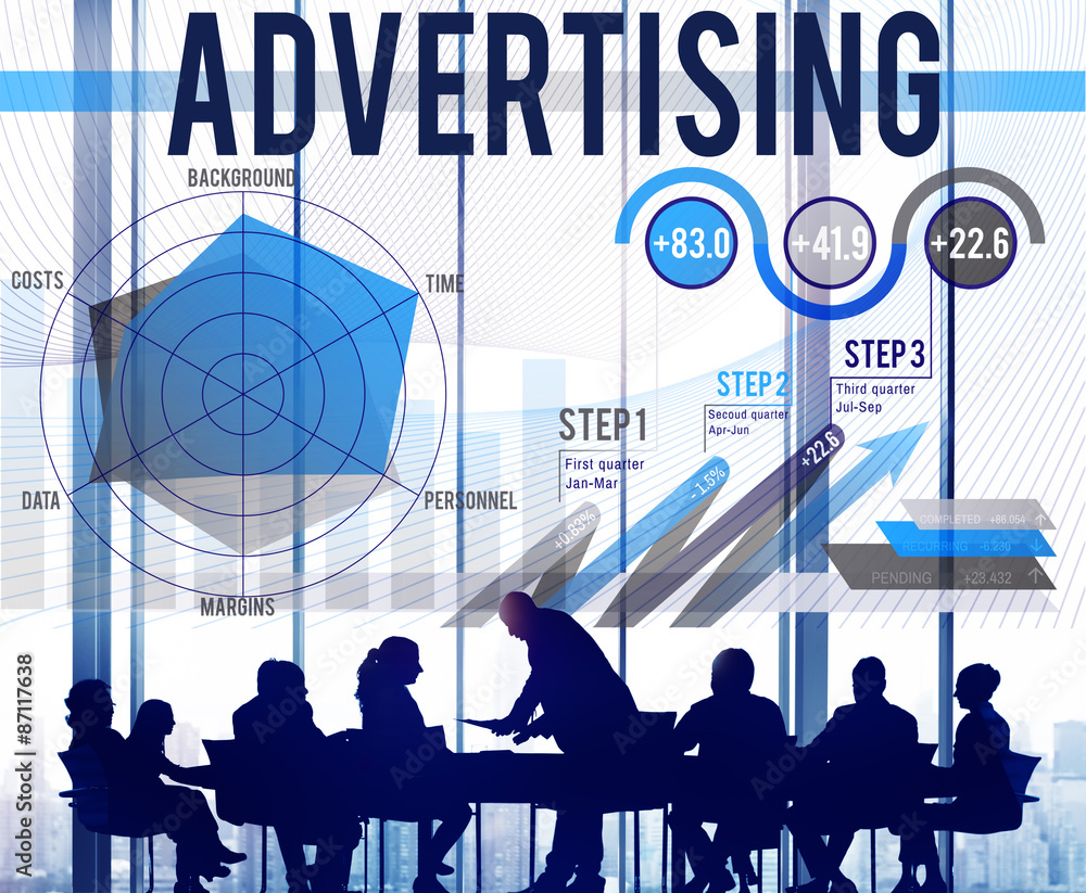 Advertising Marketing Promotion Publicity Concept