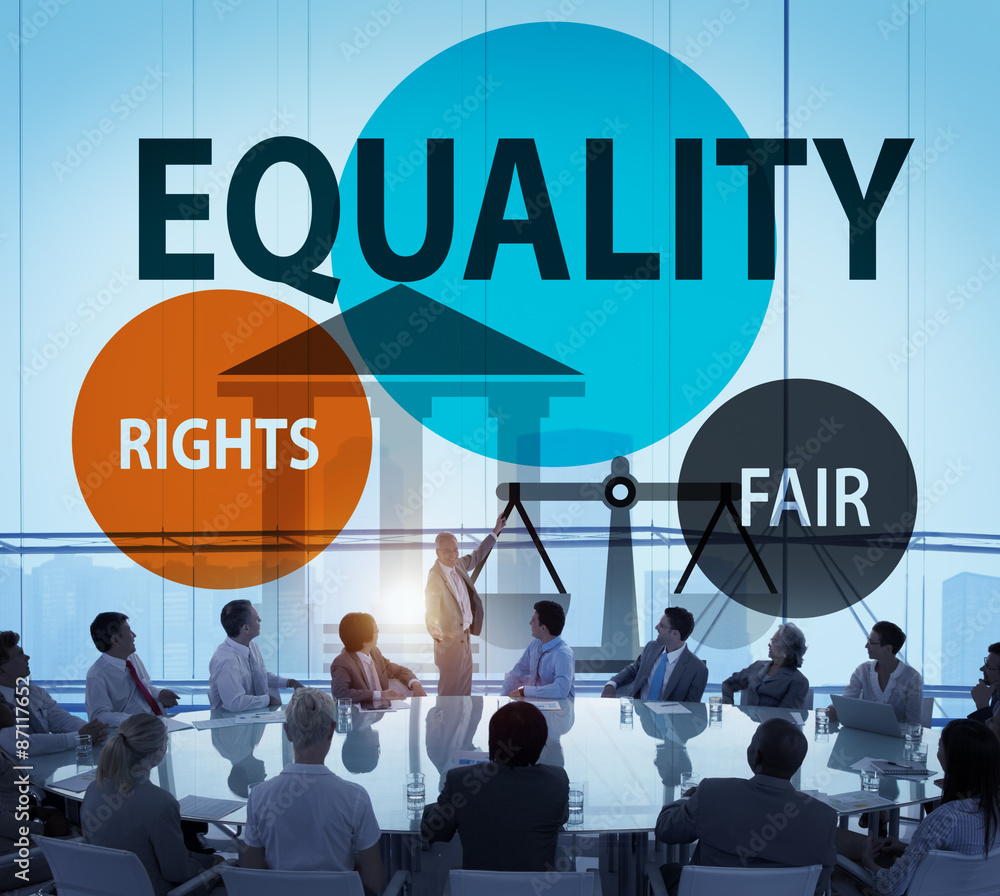 Equality Parity Balance Justice Fair Concept