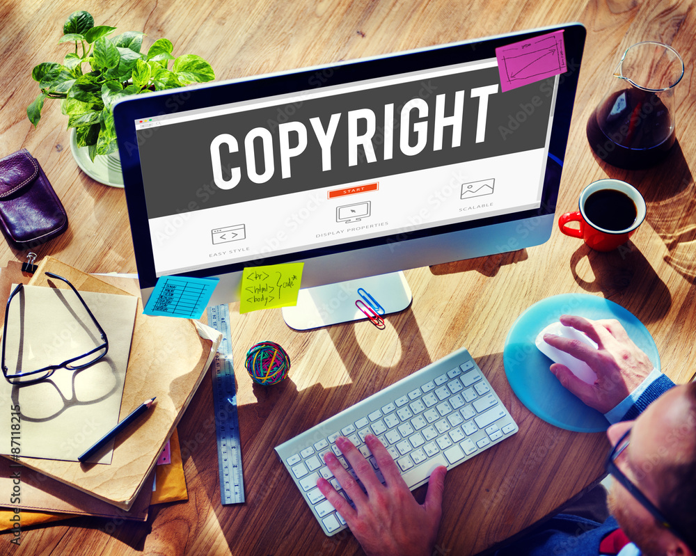 Copyright Trademark Identity Owner Legal Concept