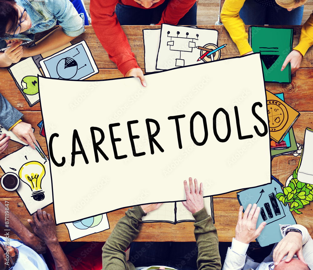 Career Tools Guidance Employment Hiring Concept