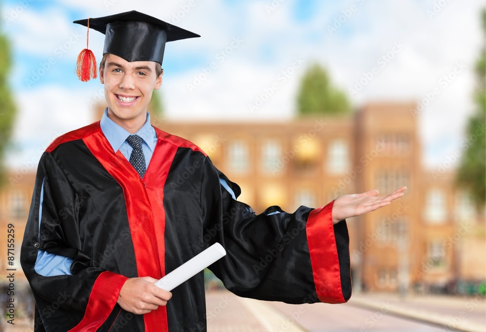 Graduation, Black, Student.