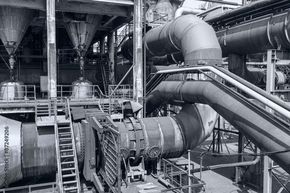 Pipeline valve facilities in steel mills